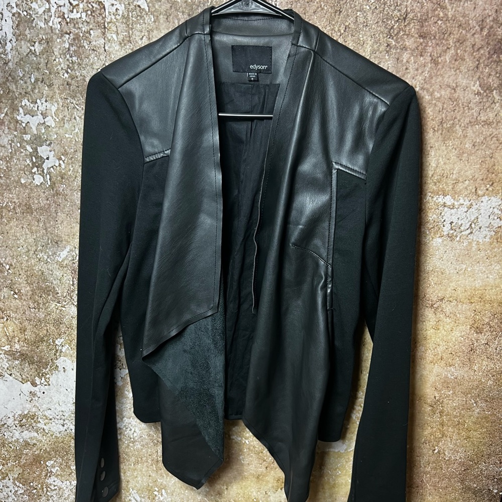 Edyson Faux Leather Jacket